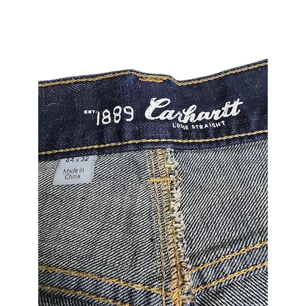 Carhartt Loose Straight Dark Wash Jeans Men's 44 W x 32 L